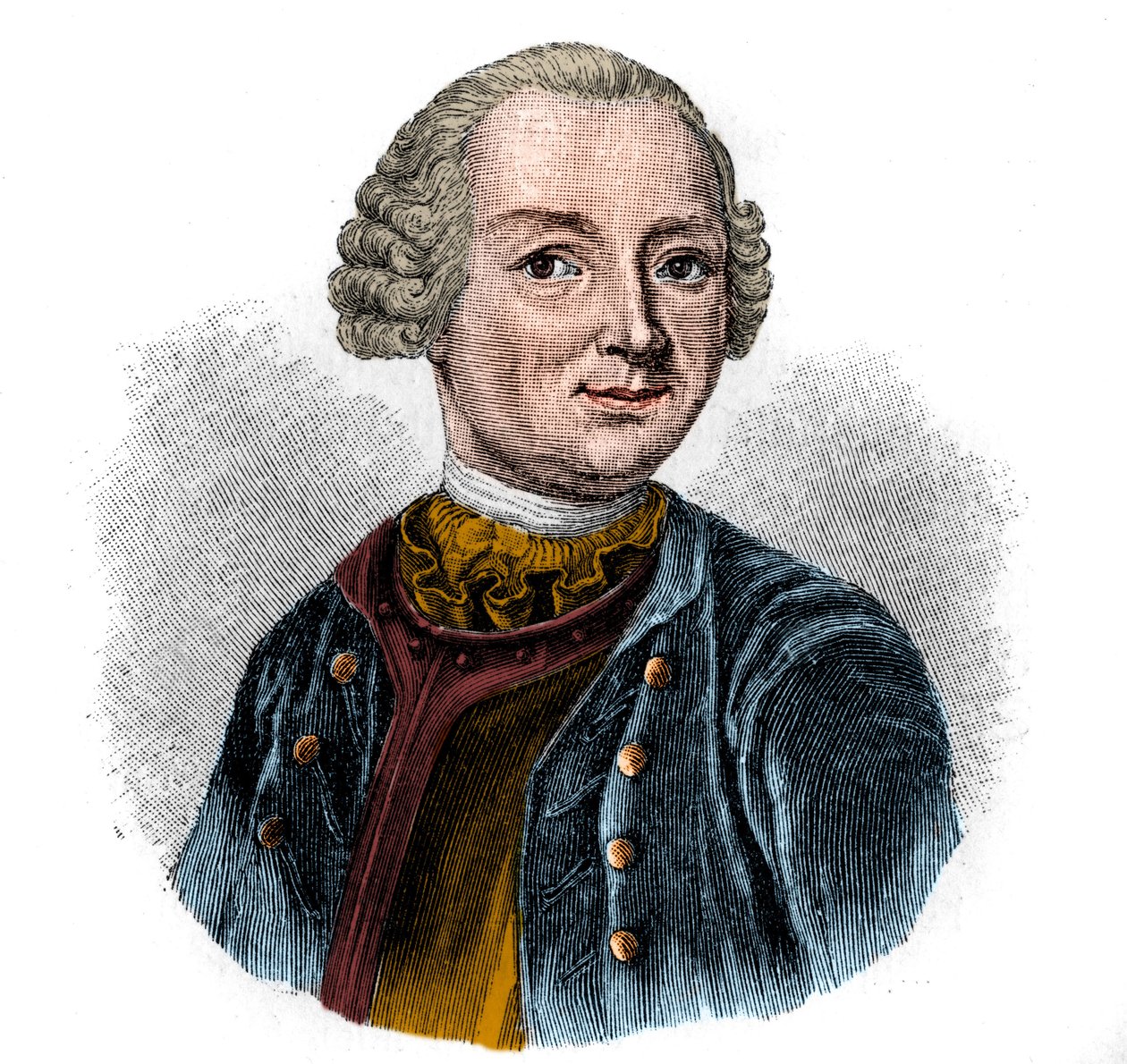 صورة لإيوالد كريستيان فون كليست (1715-1759) شاعر ألماني. بواسطة فنان غير معروف