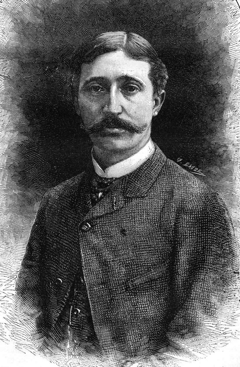 صورة لإدوار ديتيل ، رسام فرنسي (1848-1912). بواسطة فنان غير معروف