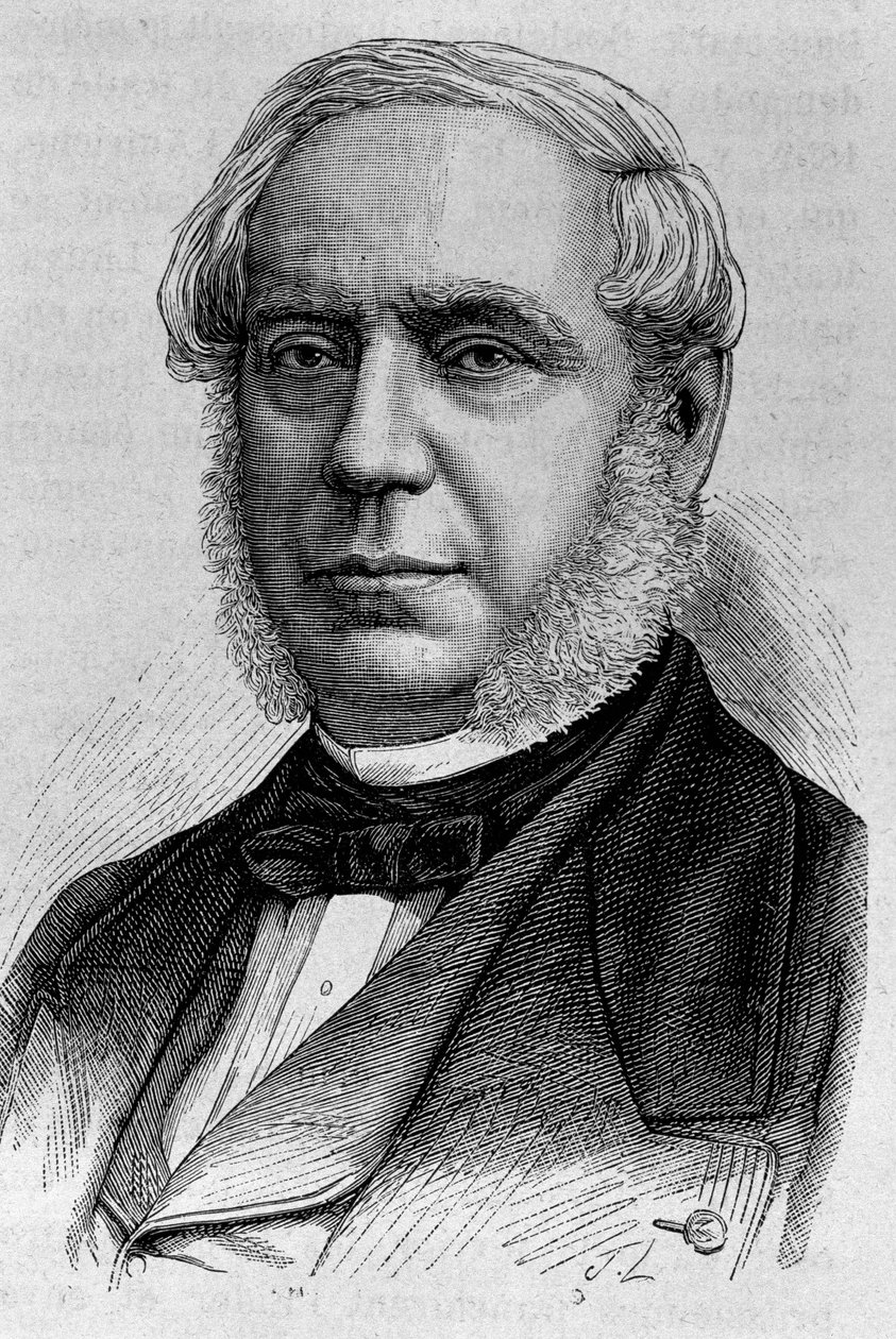 صورة لإدوارد دروين دي لويس (1805 - 1881). نقش نهاية القرن التاسع عشر في "هيستوار دو فرانس" له. مارتن. بواسطة فنان غير معروف