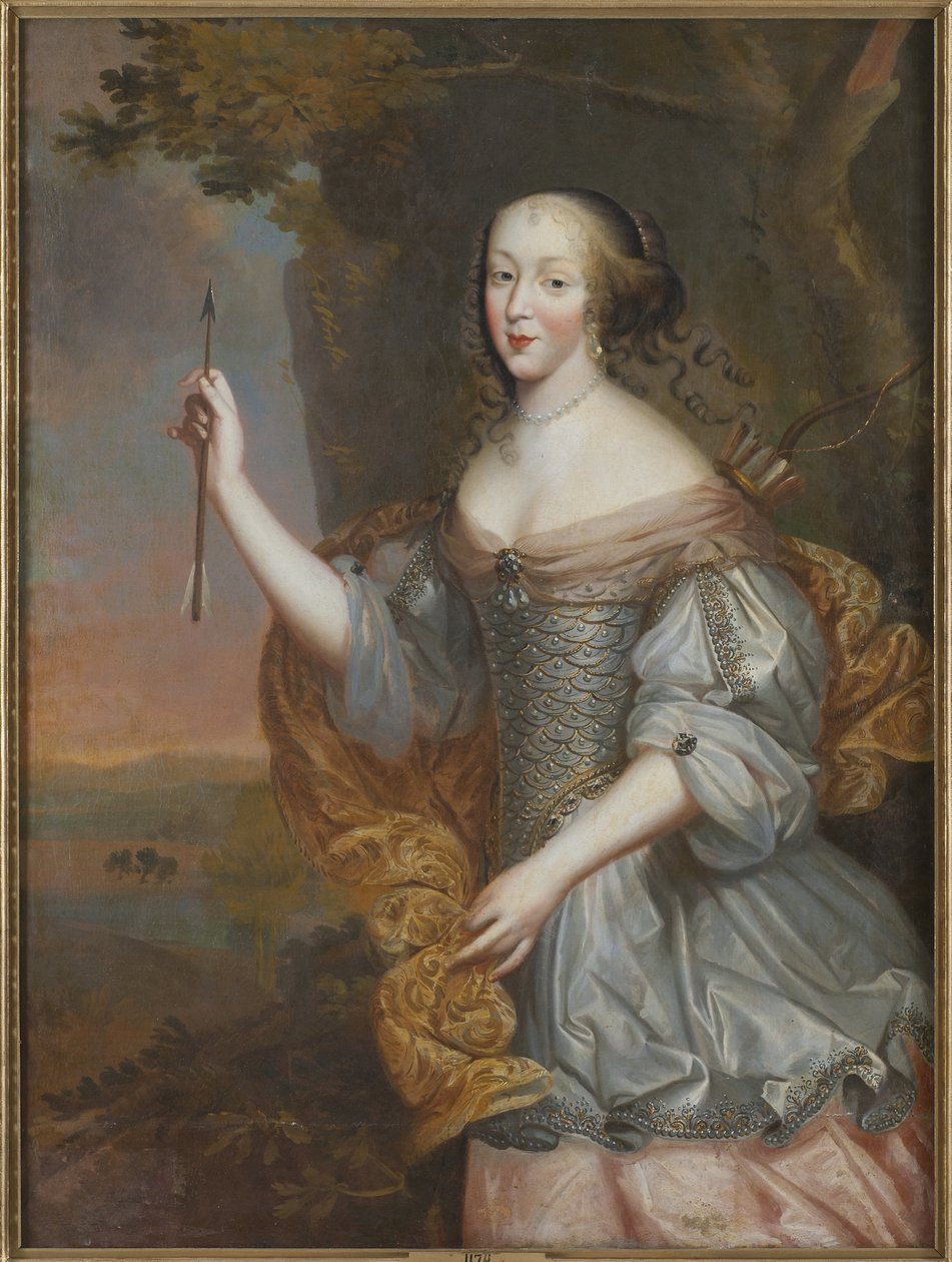 صورة إليزابيث مارغريت دورلينز (1646-1696) ، دوقة أليكون وأنغوليم ، مجهول. زيت على قماش. الأبعاد: ١٣١ × ٩٩ سم. المتحف الوطني ستوكهولم بواسطة فنان غير معروف