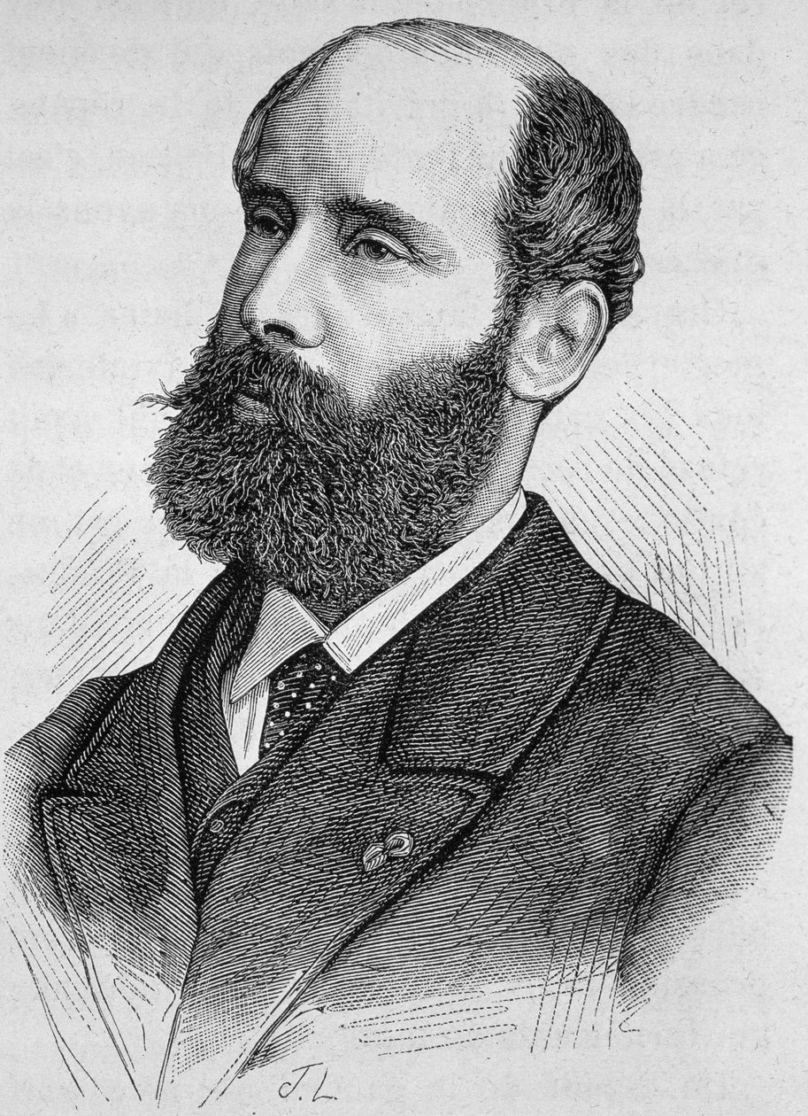 صورة لإميل كيراتري (1832-1904). نقش نهاية القرن التاسع عشر في "هيستوار دو فرانس" له. مارتن. بواسطة فنان غير معروف