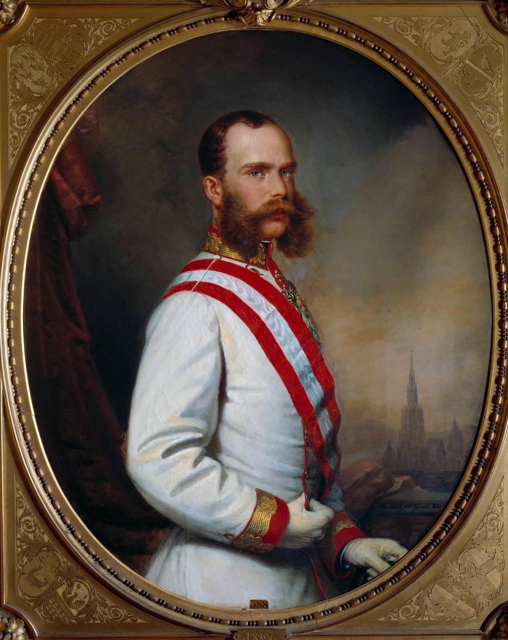 صورة للإمبراطور فرانسوا جوزيف الأول (1830-1916). لوحة مجهولة 1867. نانسي ، متحف تاريخي لورين بواسطة فنان غير معروف