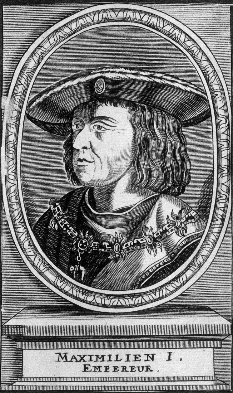 صورة للإمبراطور ماكسيميليان الأول (1459-1519) ، بدون تاريخ بواسطة فنان غير معروف