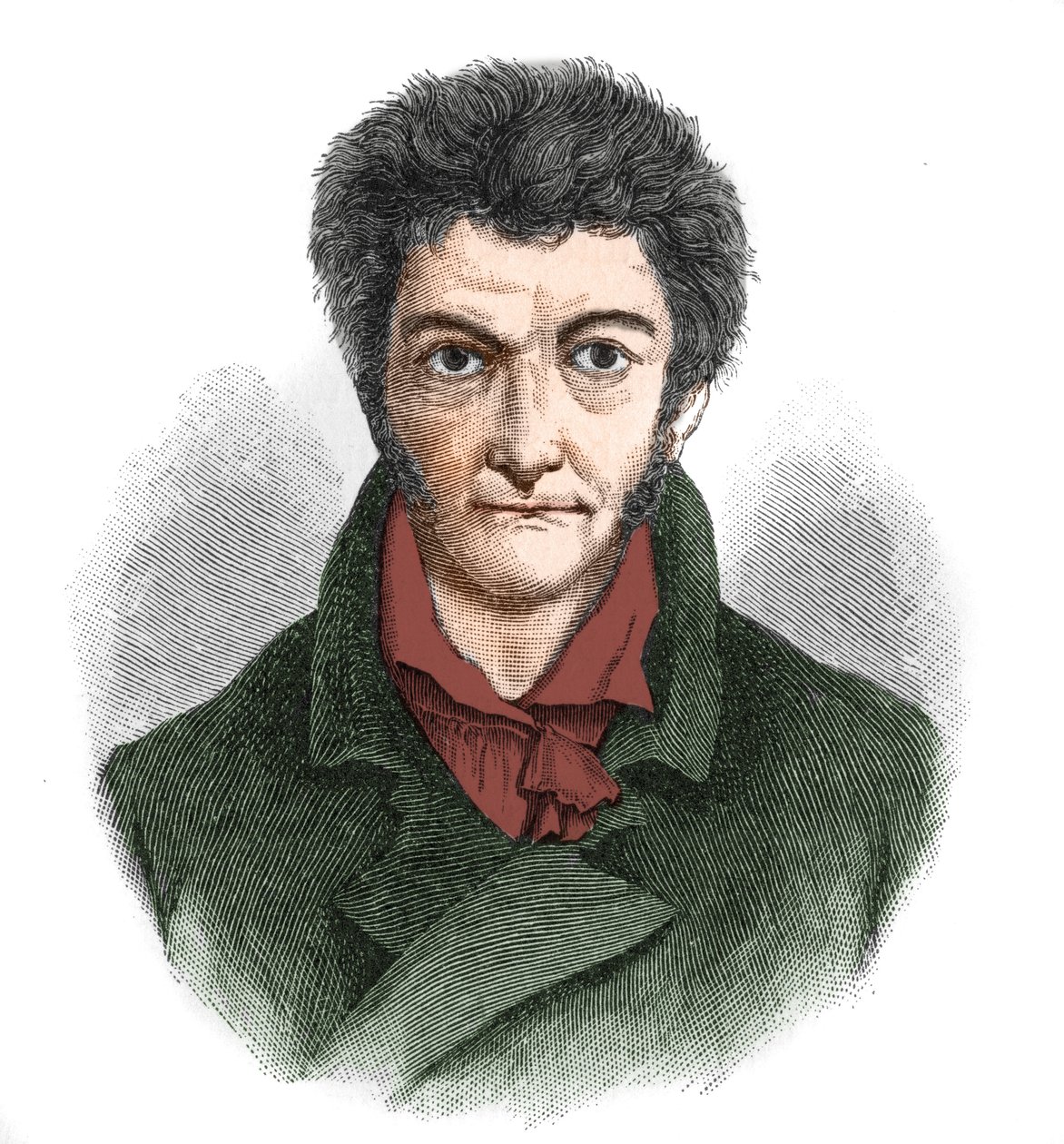 صورة شخصية لإرنست تيودور فيلهلم هوفمان (1776-1822) كاتب رومانسي ألماني. بواسطة فنان غير معروف