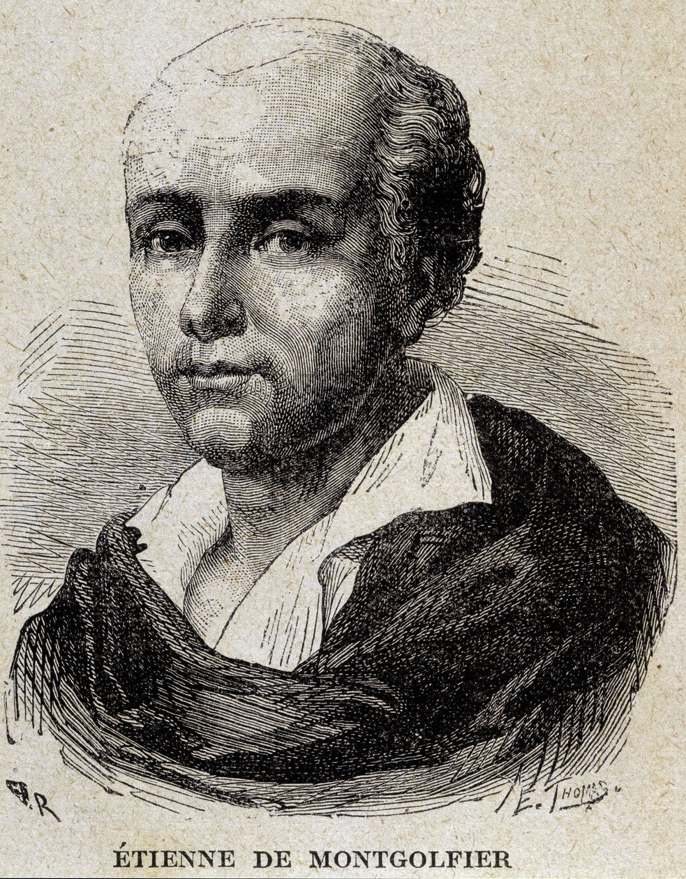 صورة لإتيان دي مونتغولفييه (1745 - 1799). بواسطة فنان غير معروف