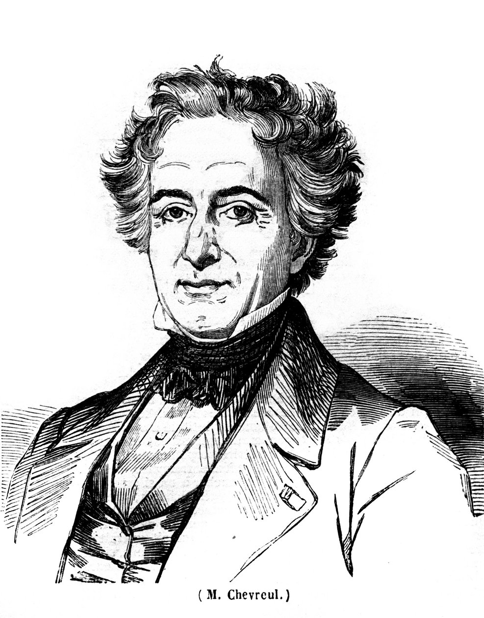صورة يوجين شيفرويل (1786-1889) ، رسام فرنسي. بواسطة فنان غير معروف