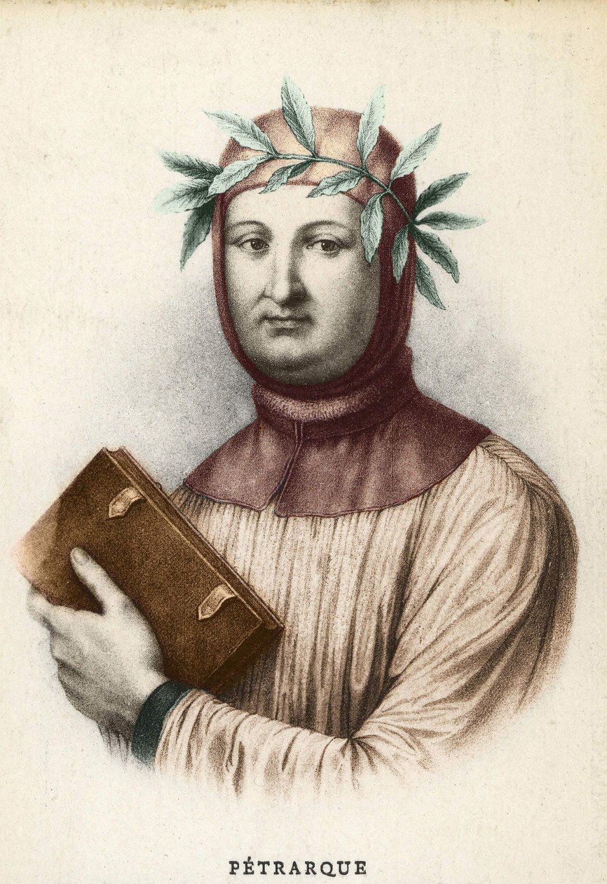 صورة لفرانشيسكو بتراركا (بترارك) ، كاتب إيطالي (1304 - 1374) بواسطة فنان غير معروف