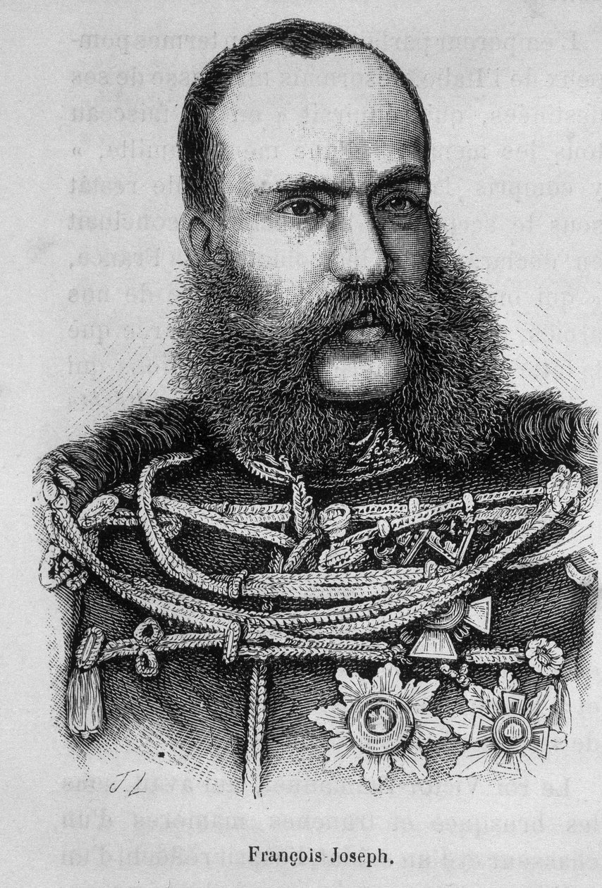 صورة لفرانسيس جوزيف الأول ، إمبراطور النمسا (1830-1916) بواسطة فنان غير معروف