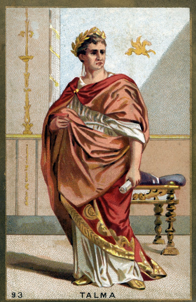 صورة للممثل الفرنسي فرانسوا جوزيف (فرانسوا جوزيف) تالما (1763-1826). بواسطة فنان غير معروف