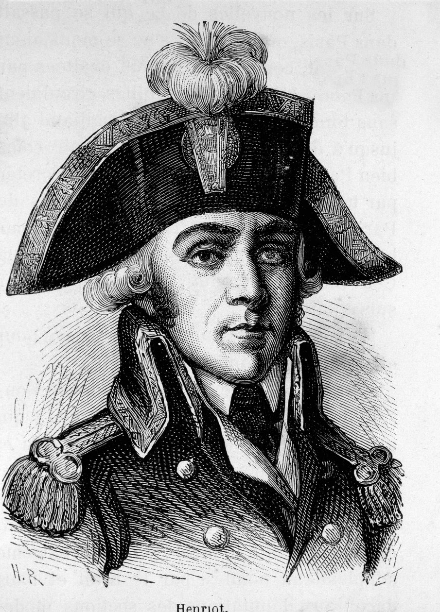 صورة فرانسوا هانريوت (1761-1794) ، الثوري الفرنسي بواسطة فنان غير معروف