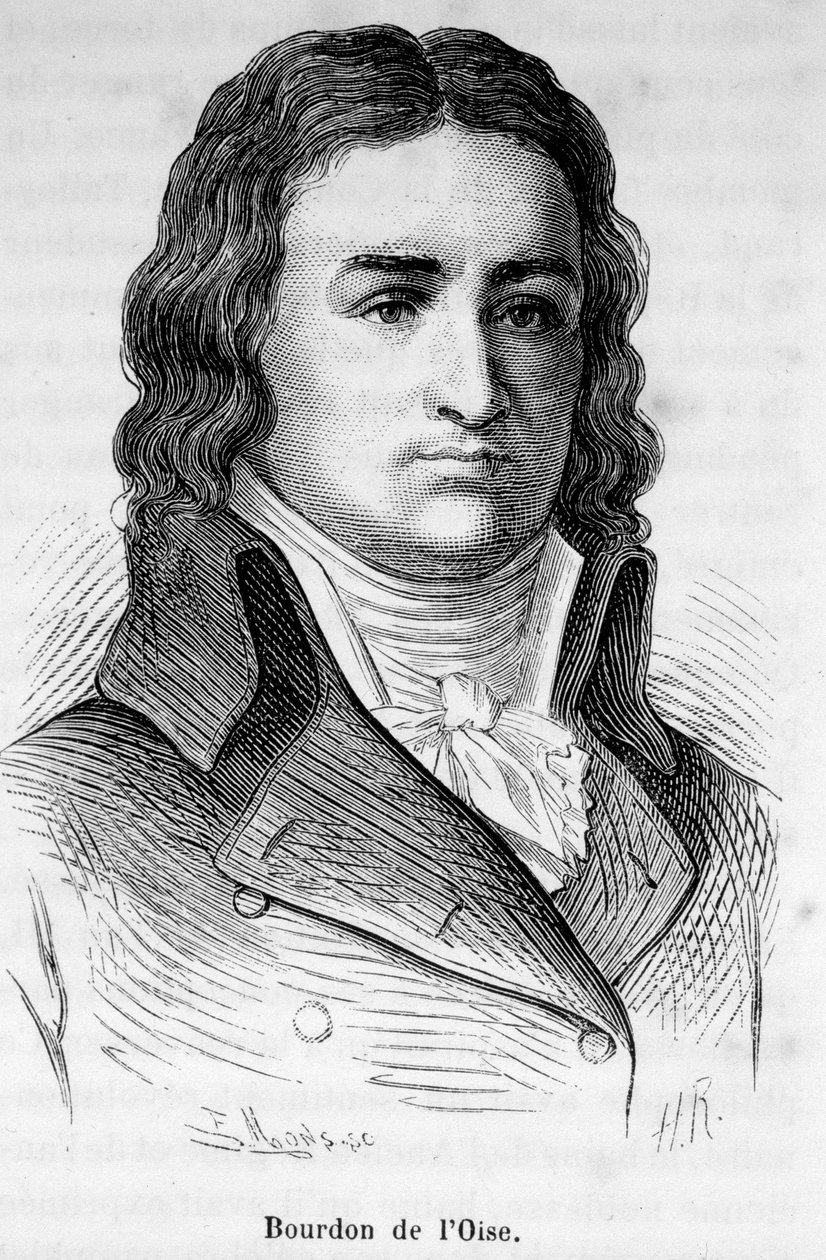 صورة لفرانسوا لويس بوردون ديت “de l'Oise” (1758-1798) ، سياسي فرنسي. بواسطة فنان غير معروف
