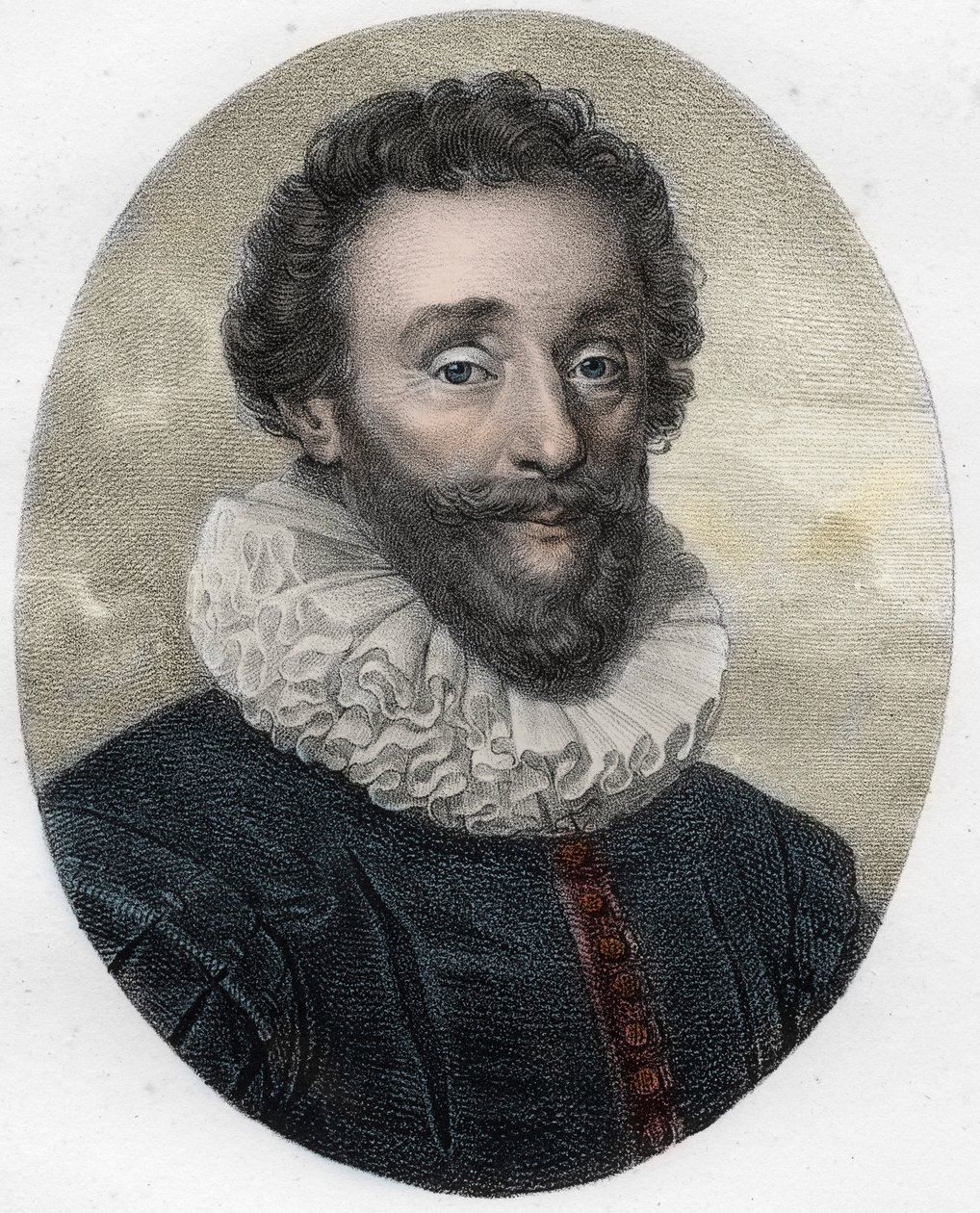 صورة شخصية لفرانسوا دي مالهيرب (1555-1628) ، شاعر وناقد ومترجم إنجليزي بواسطة فنان غير معروف