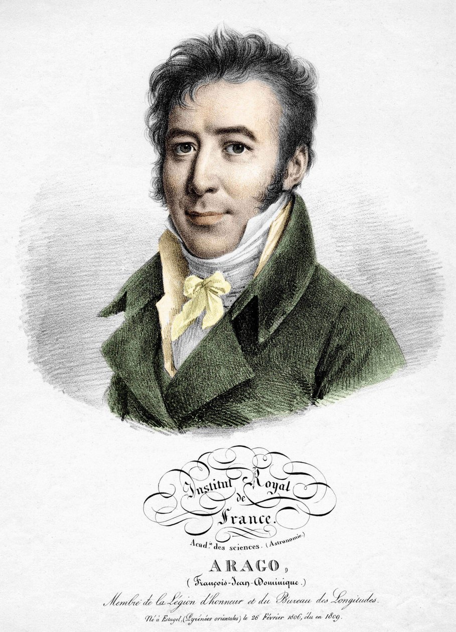 صورة لفرانسوا أراغو. (1786-1853) بواسطة فنان غير معروف