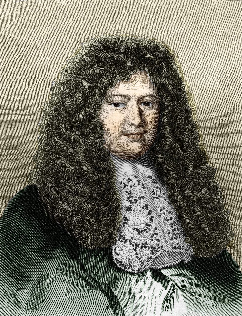 صورة لفرانسوا ميشيل لو تيلير ، ماركيز دي لوفوا (1639 - 1691) ، سياسي فرنسي - في Histoire des Français par Lavallée ، نقش ، sd. بواسطة فنان غير معروف