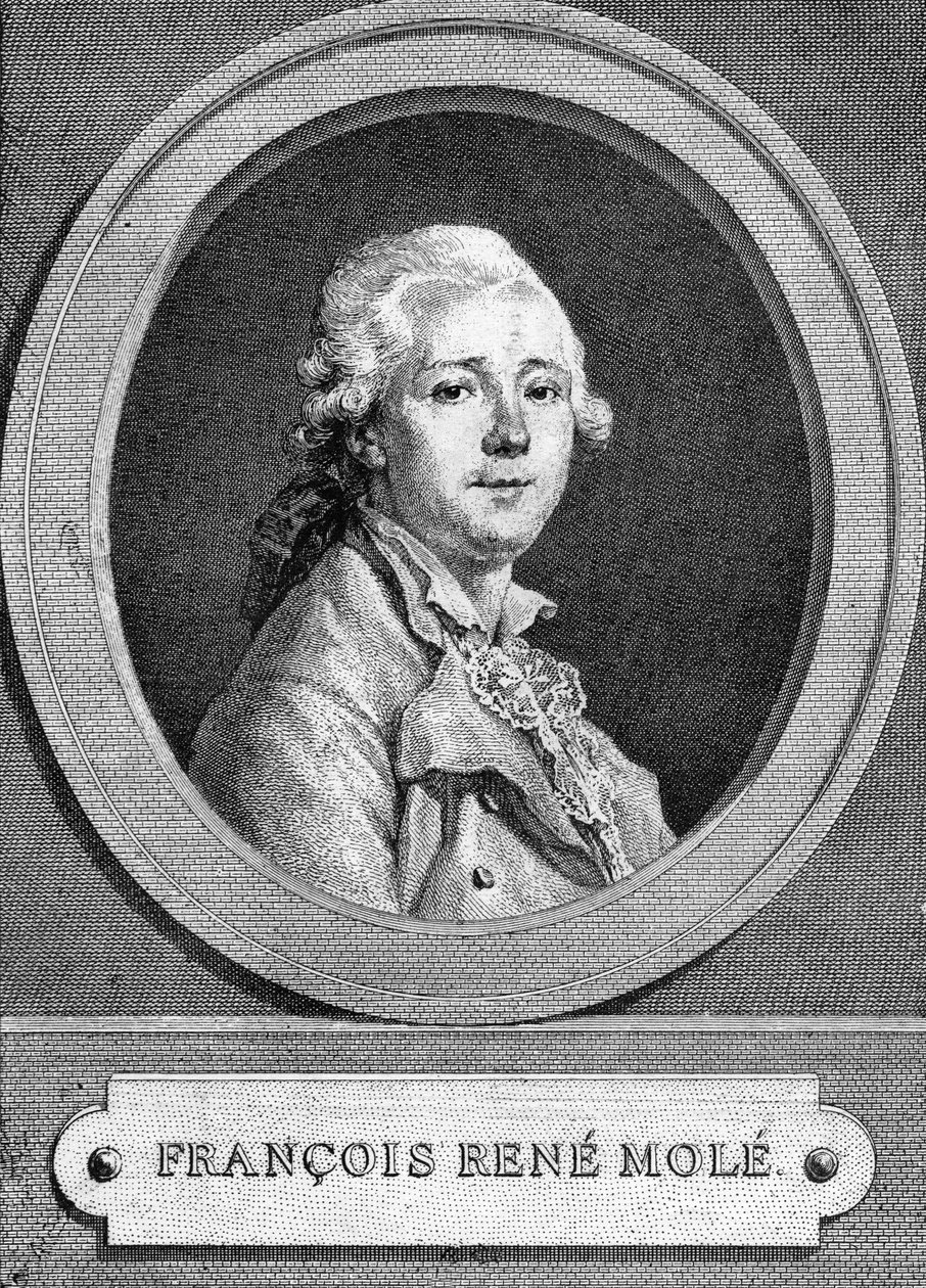 صورة لفرانسوا رينيه مولي (1734-1802) ممثل فرنسي. بواسطة فنان غير معروف