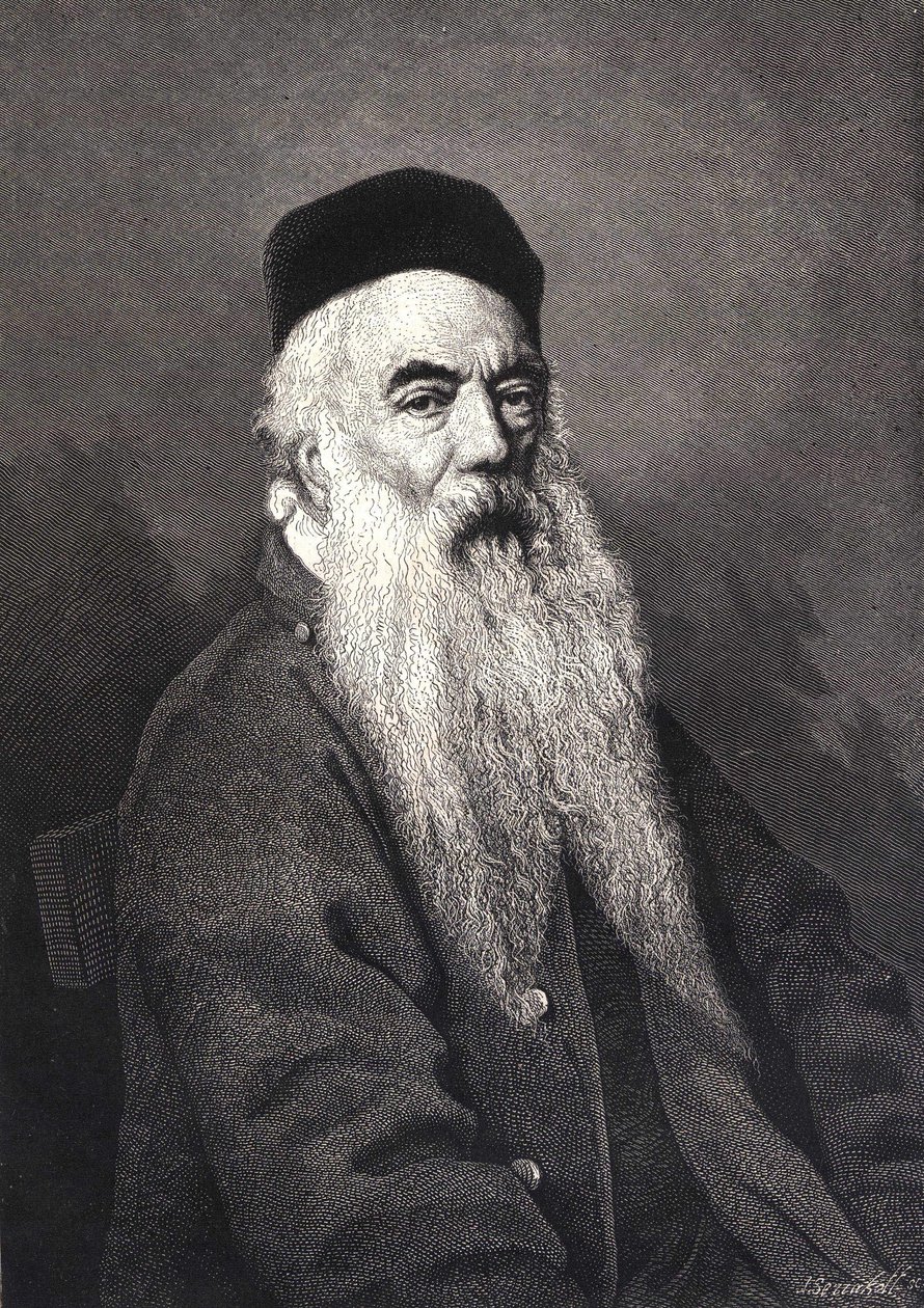 صورة لفرانسوا رود (1784 - 1855) نحات فرنسي. بواسطة فنان غير معروف