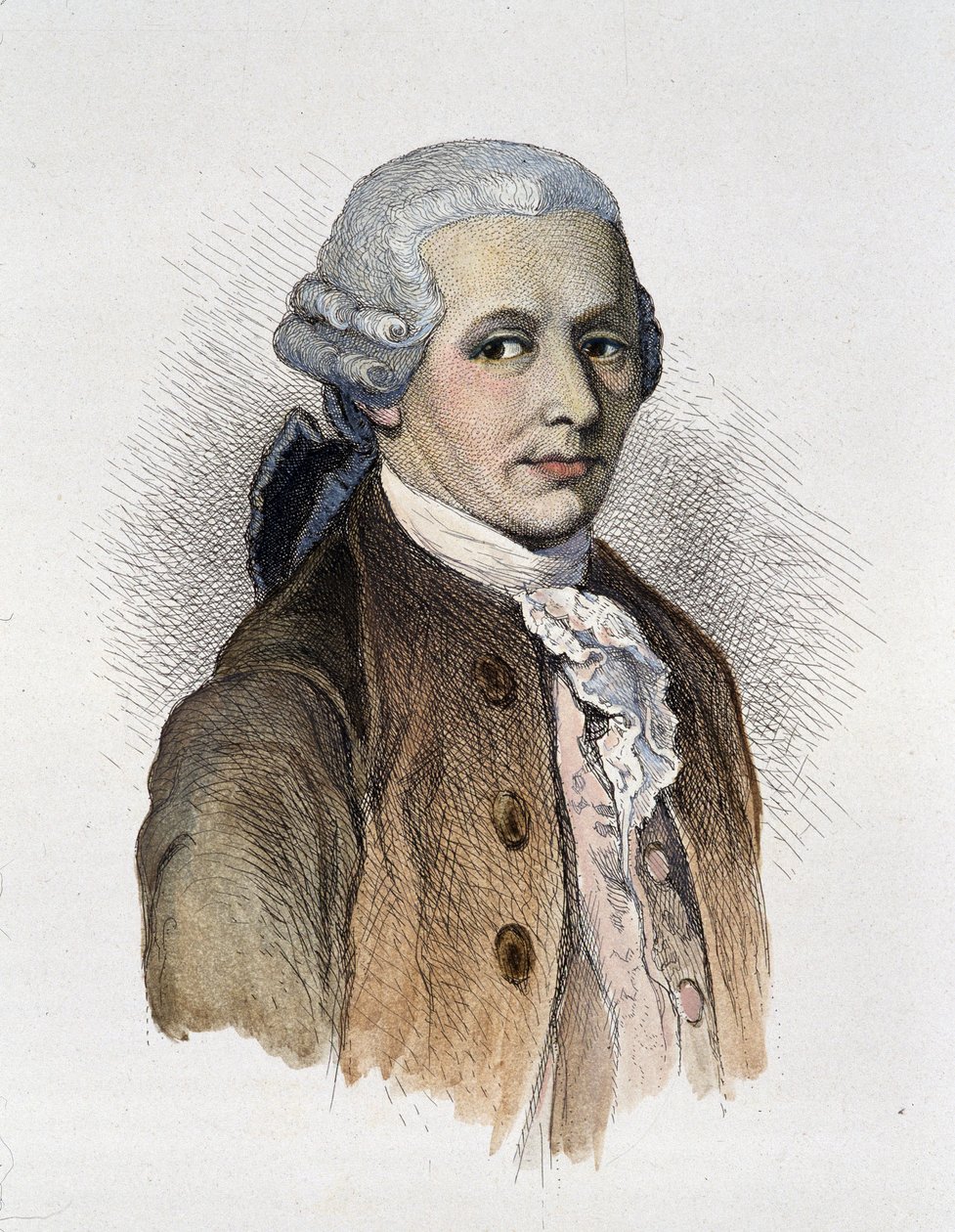 صورة للمؤلف فرانز جوزيف هايدن (1732-1809). - نقش بواسطة فنان غير معروف