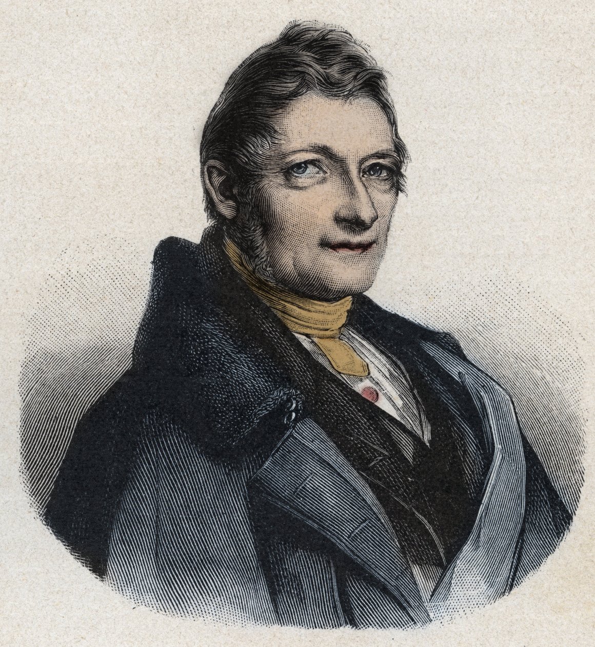 صورة لفرانز زافير جابلسبيرجر (1789-1849) المخترع الإنجليزي بواسطة فنان غير معروف