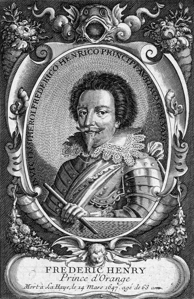 صورة لفريديريك هنري دي ناسو ، أمير أورانج (1584-1647). بواسطة فنان غير معروف
