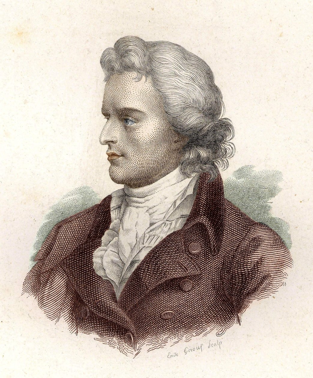 صورة فريدريش فون شيلر (1759-1805) بواسطة فنان غير معروف