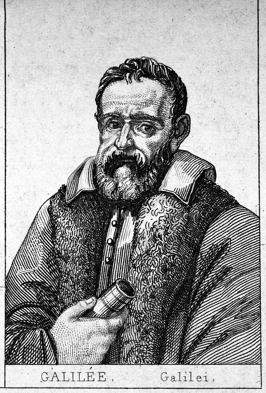 صورة لجاليليو جاليلي في الجليل (1564 - 1642). بواسطة فنان غير معروف