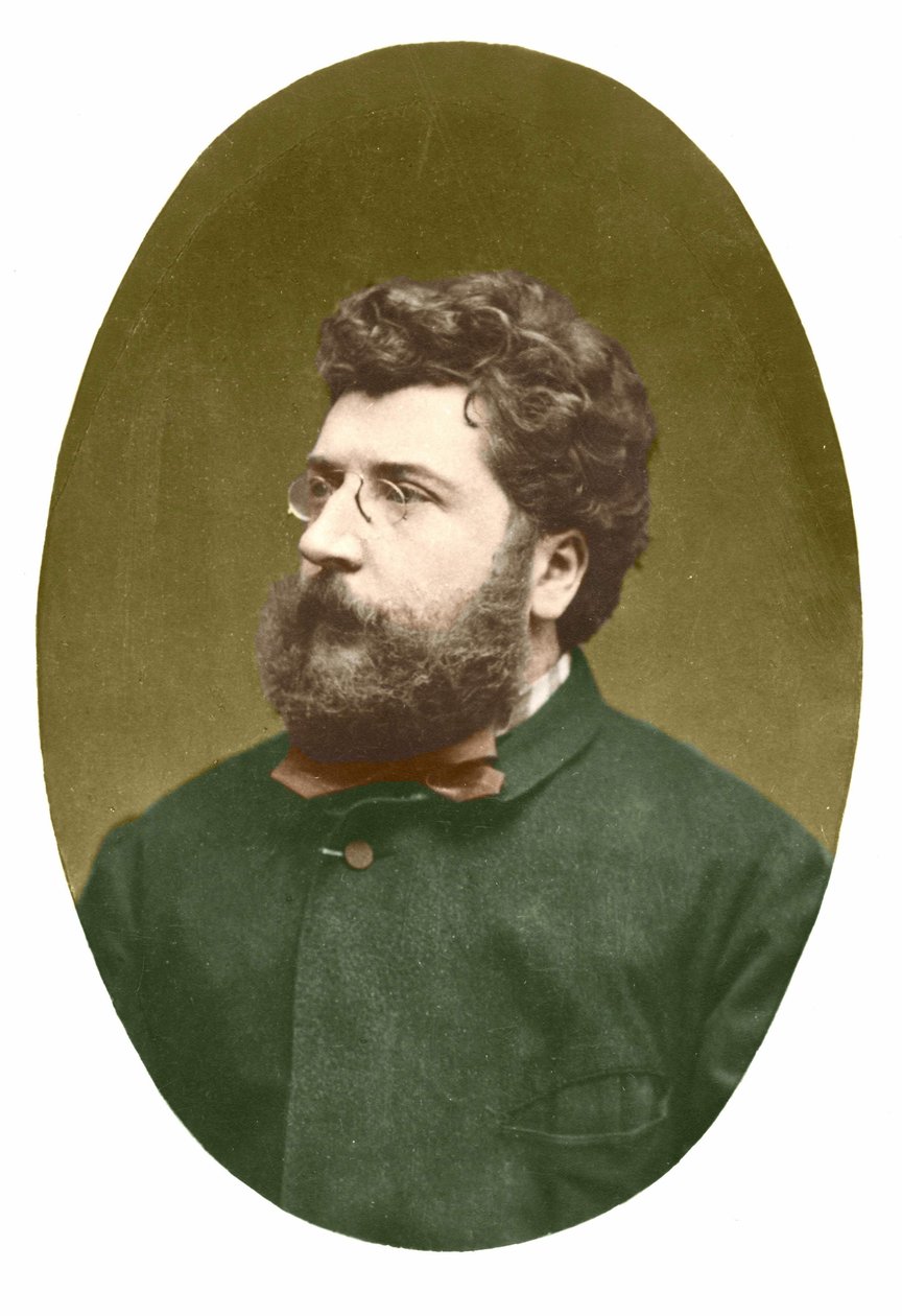 صورة لجورج بيزيه (1838 - 1875). بواسطة فنان غير معروف