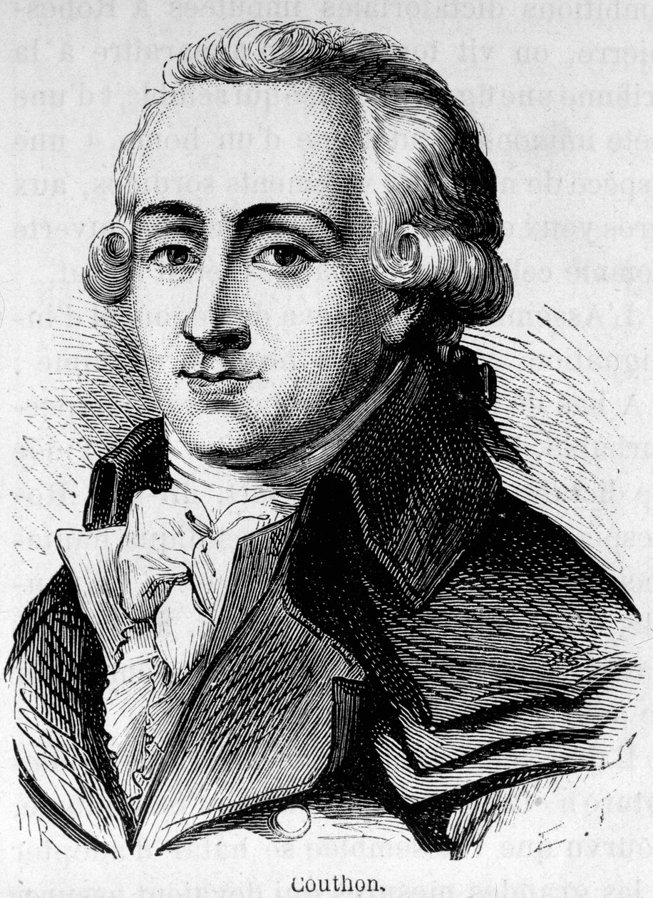 صورة جورج كوثون (1755-1794) ، سياسي فرنسي. بواسطة فنان غير معروف