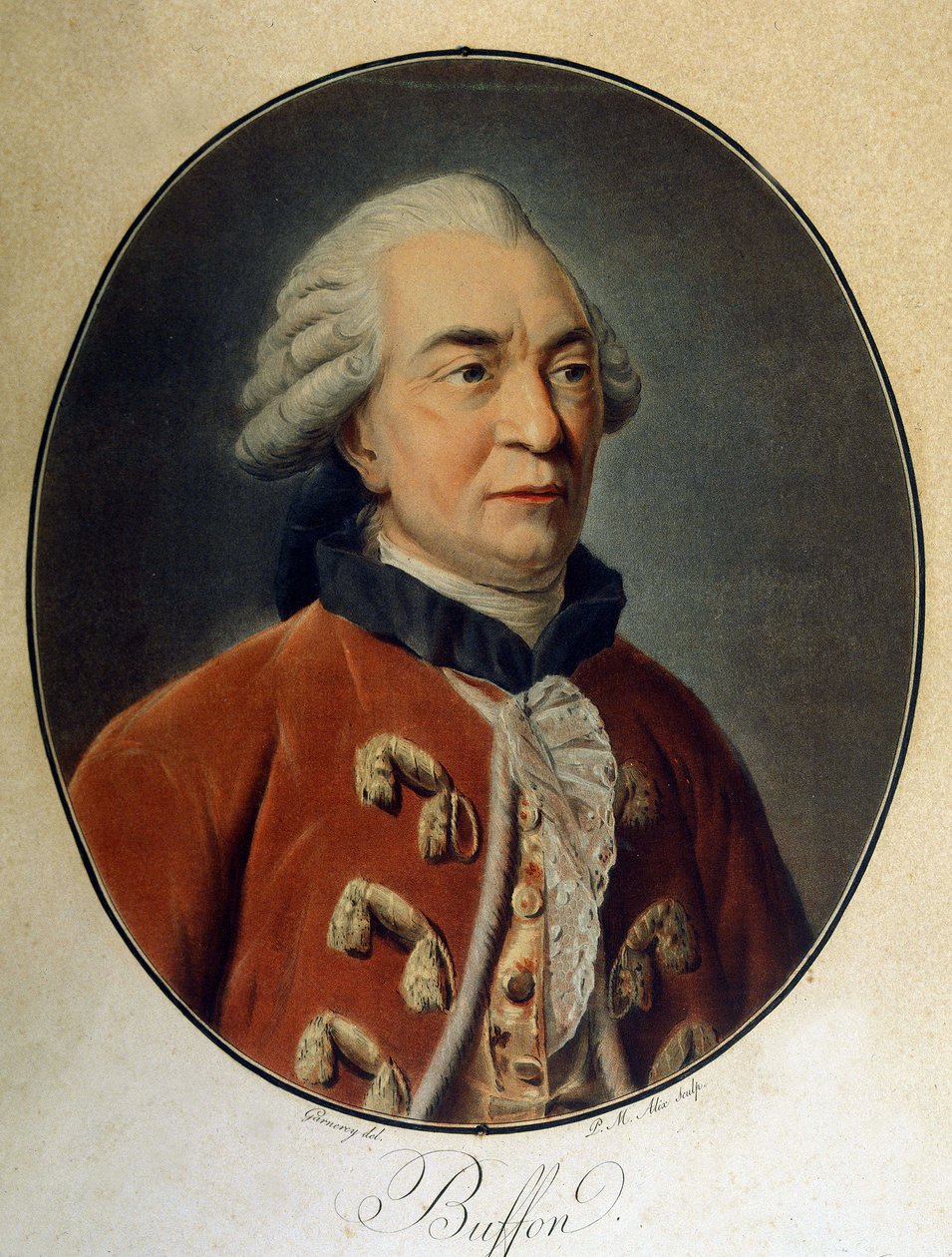 صورة لجورج لويس لوكلير ، كونت بوفون (1707 - 1788) ، عالم الطبيعة والكاتب الفرنسي. بواسطة فنان غير معروف