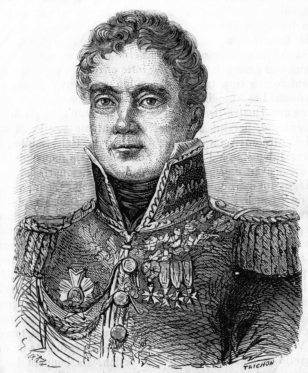 صورة لجورج موتون ، كونت لوباو (1770-1838) ، مارشال فرنسا. بواسطة فنان غير معروف