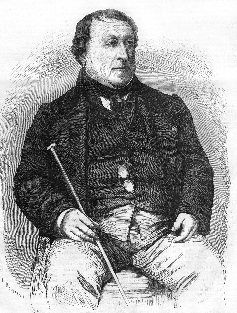 صورة لجيوشينو روسيني (1792-1868). بواسطة فنان غير معروف