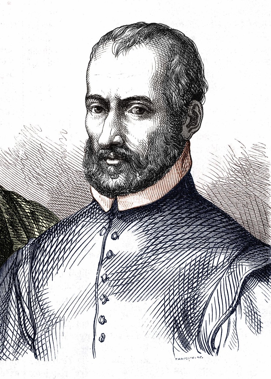 صورة جيوفاني بييرلويجي دا باليسترينا (1525 - 1594) ، ملحن إيطالي بواسطة فنان غير معروف