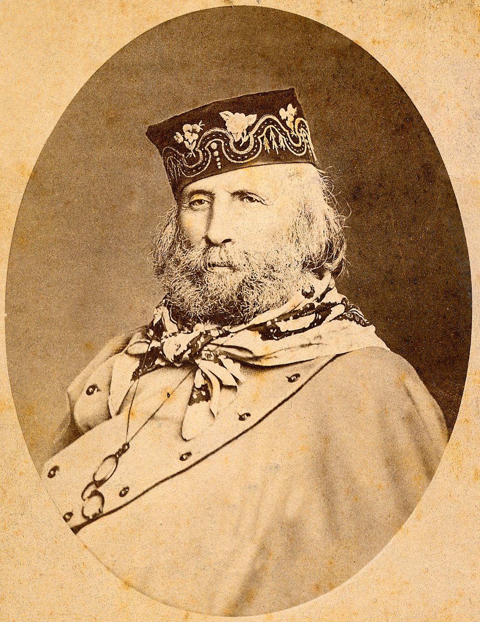 صورة جوزيبي غاريبالدي (1807-1882) 1875. بواسطة فنان غير معروف