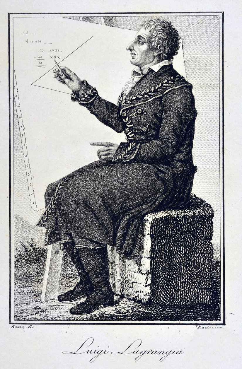 صورة جوزيبي لودوفيكو دي لا جرانج تورنييه (1736-1813) - صورة جوزيف لويس (جوزيف لويس) ، إيرل لاغرانج (1736-1813) ، عالم رياضيات فرنسي بواسطة فنان غير معروف