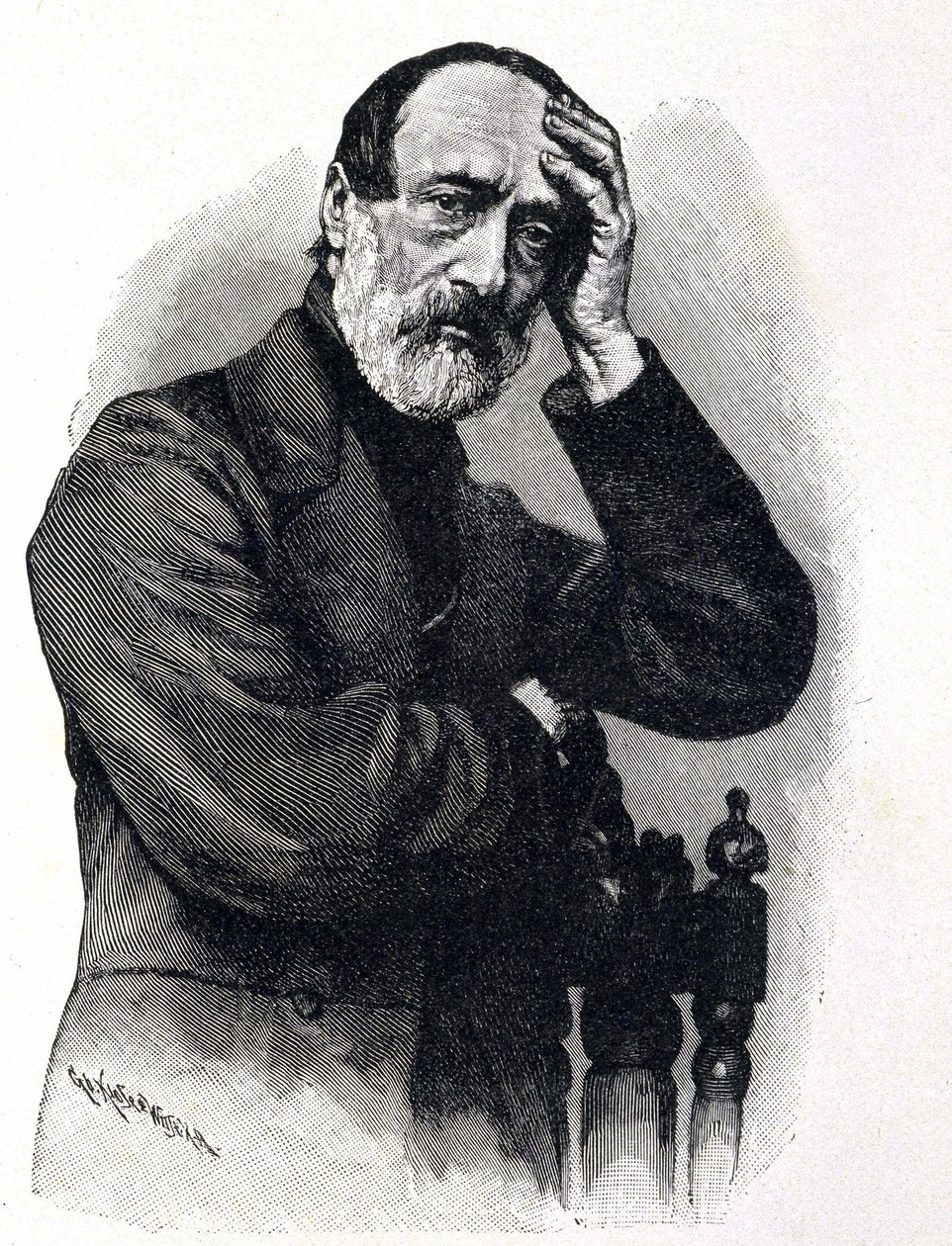 صورة جوزيبي مازيني (1805-1872) الإيطالي الوطني والثوري بواسطة فنان غير معروف