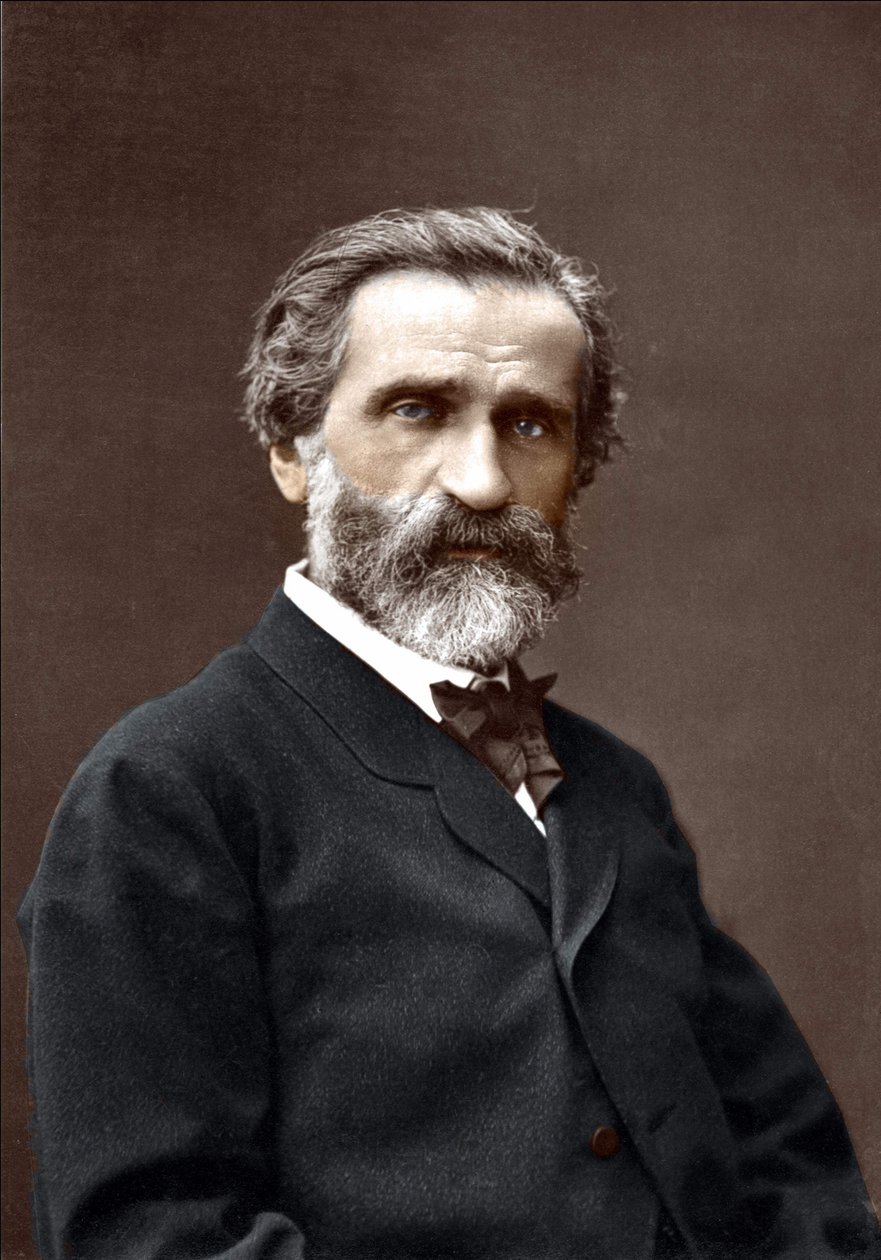 صورة جوزيبي فيردي (1813-1901) ، ملحن إيطالي. بواسطة فنان غير معروف