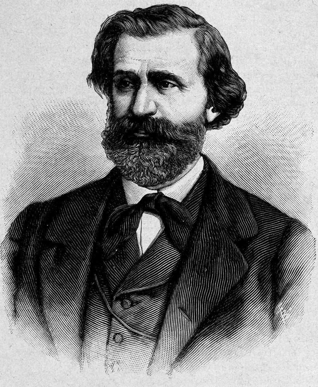 صورة جوزيبي فيردي ، الملحن الإيطالي (1813-1901) بواسطة فنان غير معروف