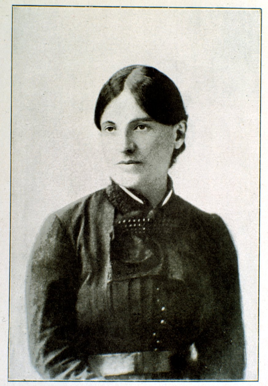 صورة جوزيبينا ريموندي (1841-1918) زوجة باتريوت وأبطال الإيطالي Risorgimento جوزيبي غاريبالدي (1807-1882) بواسطة فنان غير معروف