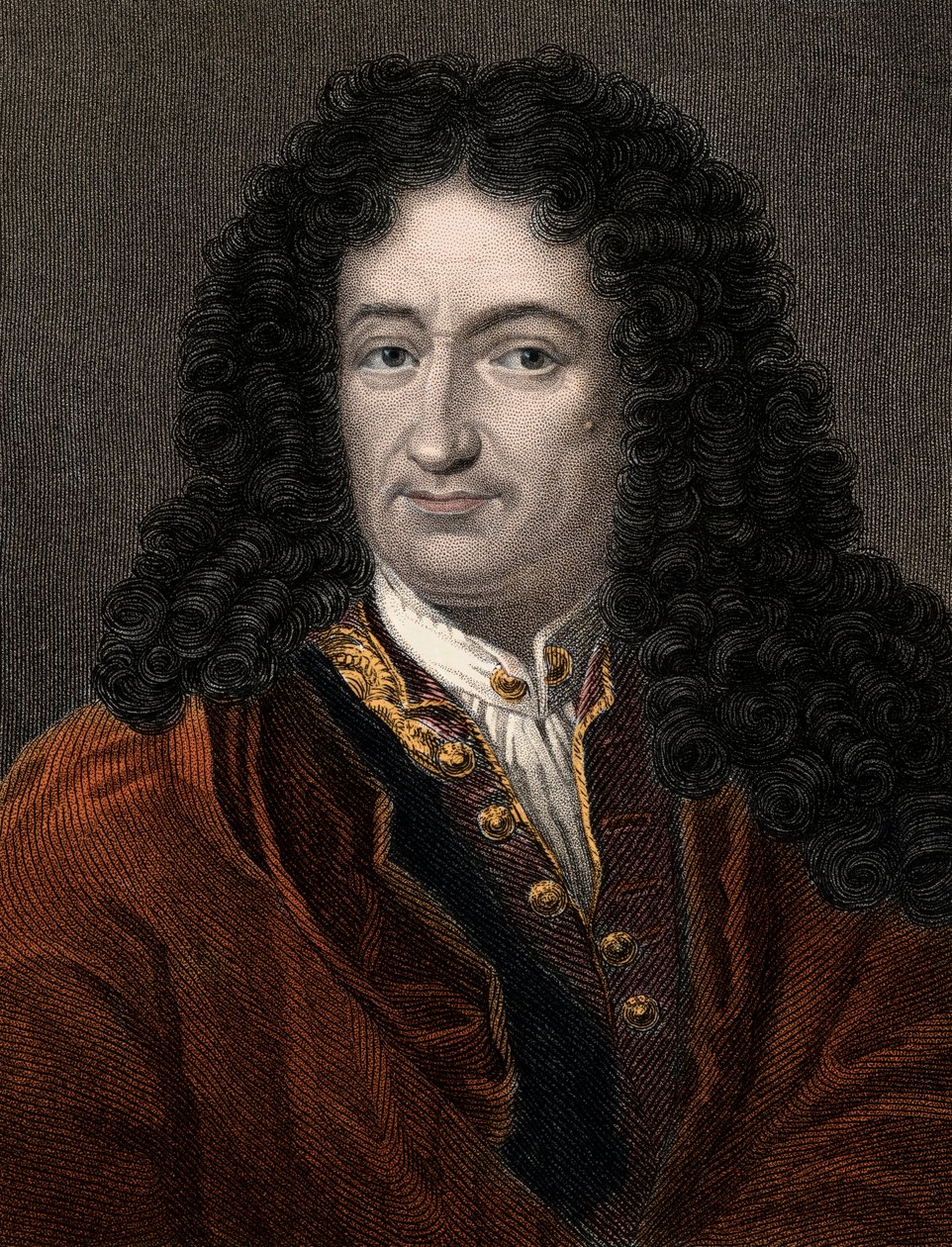 صورة لجوتفريد فيلهلم ليبنيز (1646-1716) فيلسوف وعالم رياضيات ألماني - ويليام ليبنيتز (1646-1716) فيلسوف وعالم رياضيات ألماني بواسطة فنان غير معروف