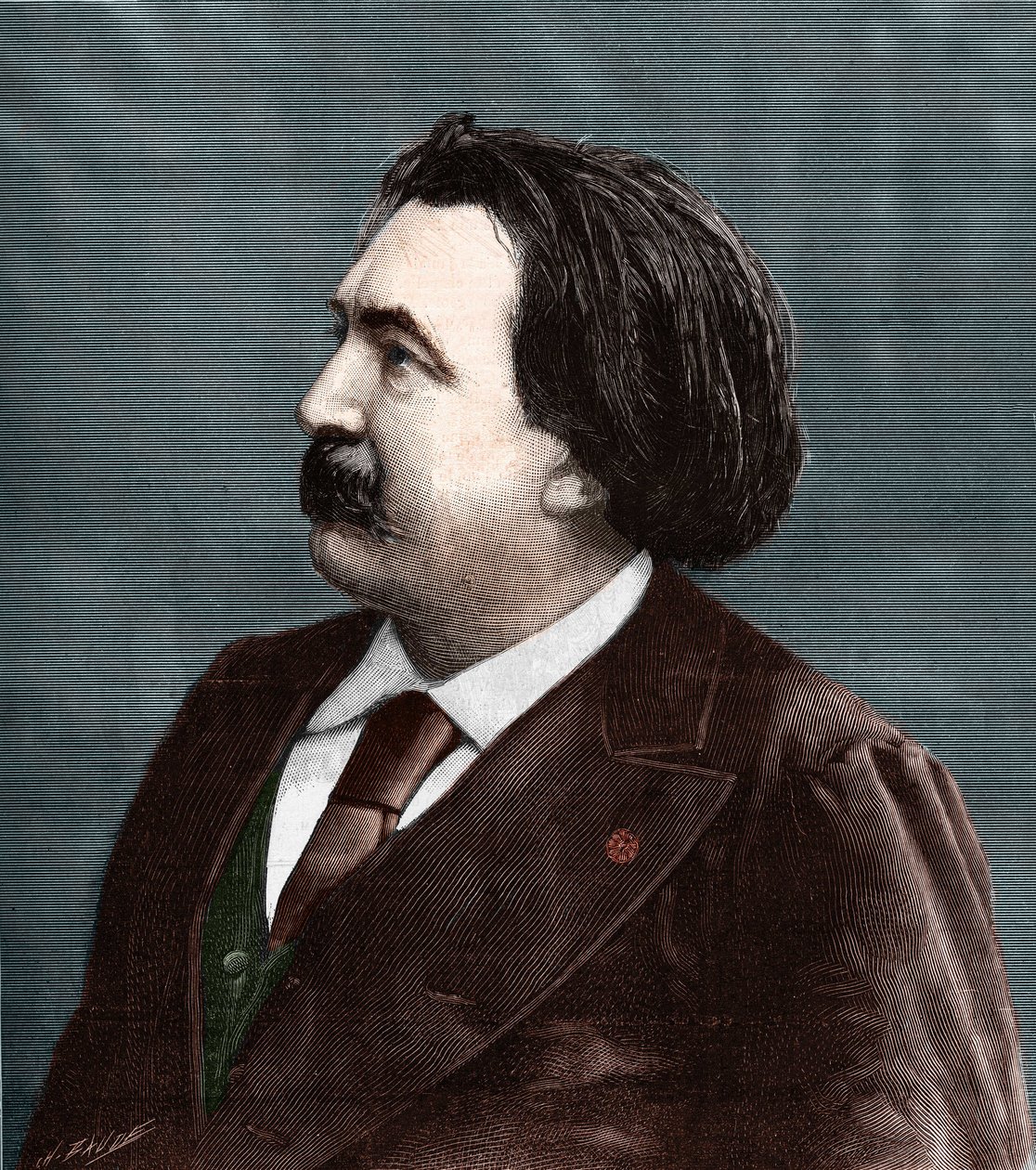 صورة لجوستاف دوري (1832-1883) ، رسام ورسام كاريكاتير فرنسي. بواسطة فنان غير معروف