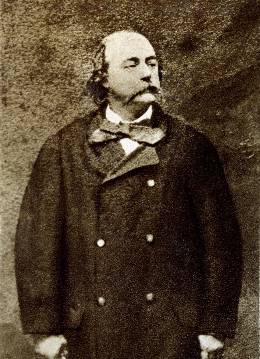 صورة لجوستاف فلوبير (1821-1880) الكاتب الفرنسي. بواسطة فنان غير معروف