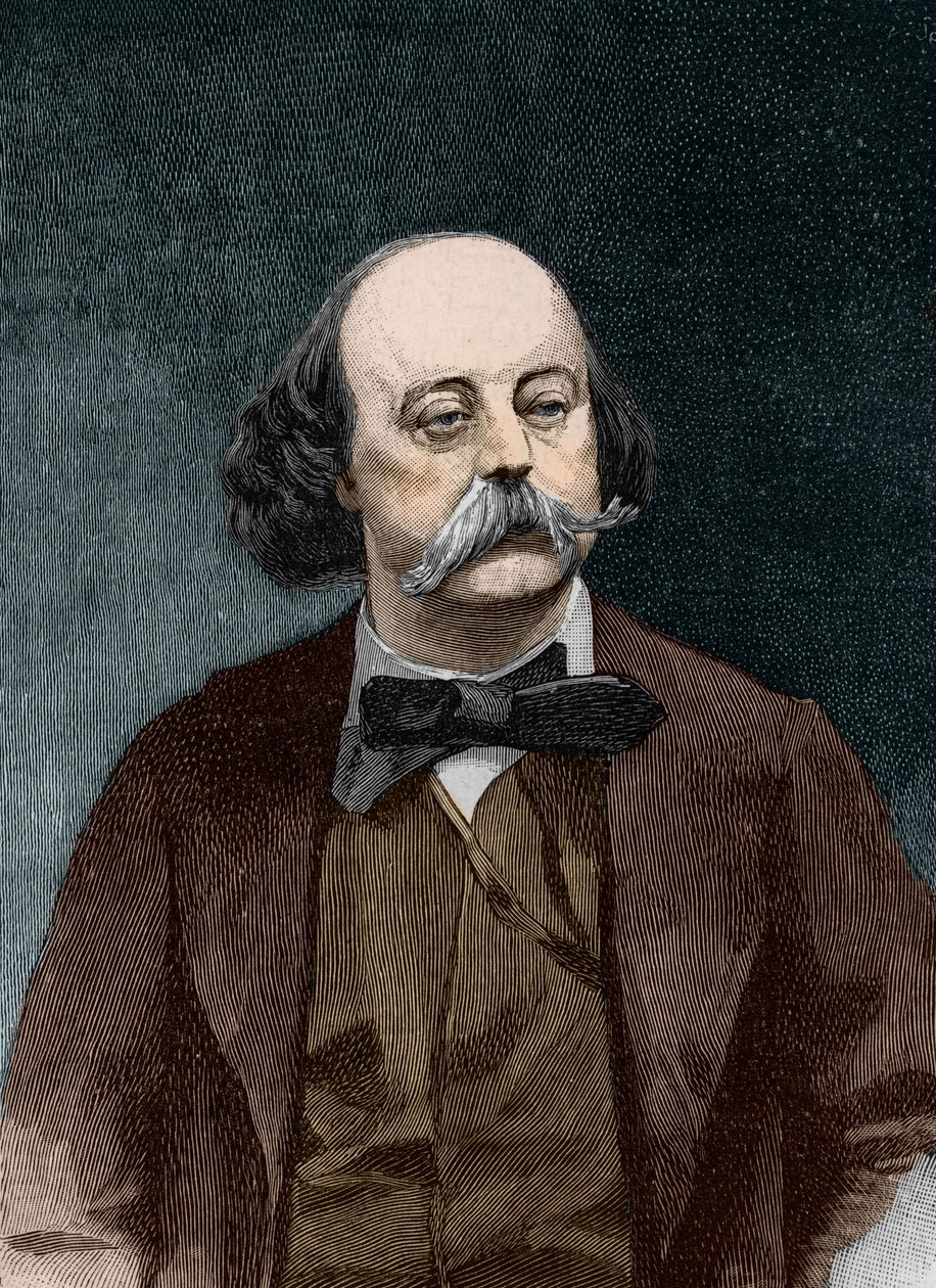صورة لجوستاف فلوبير (1821-1880) بواسطة فنان غير معروف