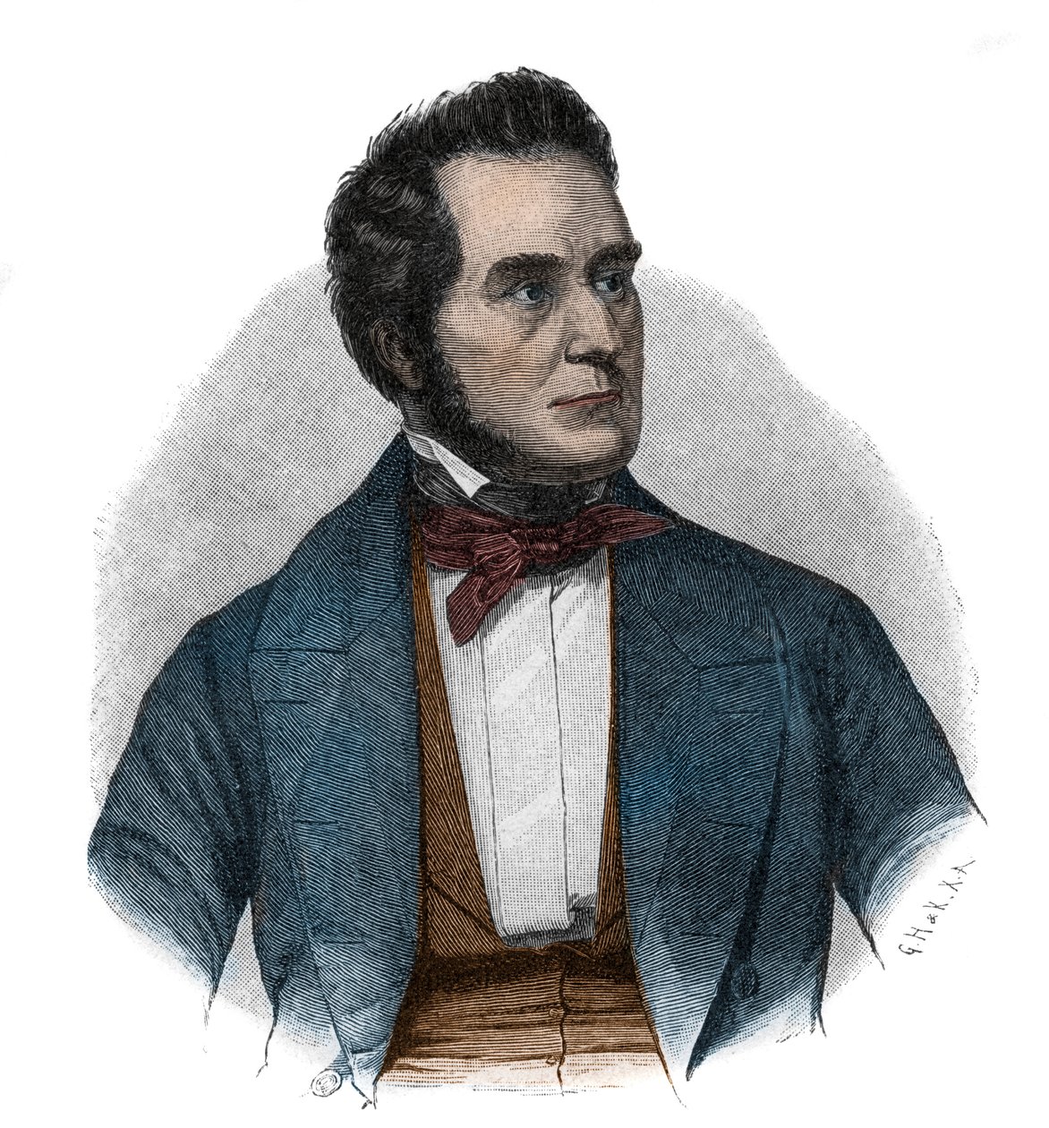 صورة هاينريش فيلهلم أوغست فرايهر فون جاجيرن (1799-1880) ، رجل دولة دافع عن توحيد ألمانيا - بورتريه هاينريش فيلهلم أوغست فون جاجيرن (1799-1880) بواسطة فنان غير معروف
