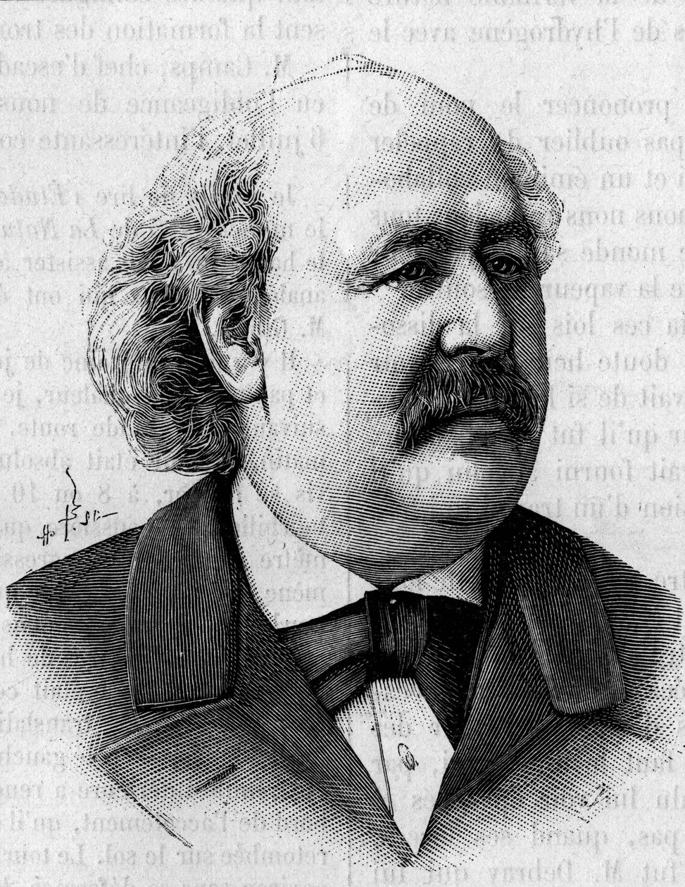صورة هنري جول ديبراي (1827-1888) ، الكيميائي الفرنسي. (من صورة يوجين بيرو). نقش في "" الطبيعة: مراجعة العلوم وتطبيقاتها في الفنون والصناعة "بتاريخ ١١ أغسطس ١٨٨٨. بواسطة فنان غير معروف