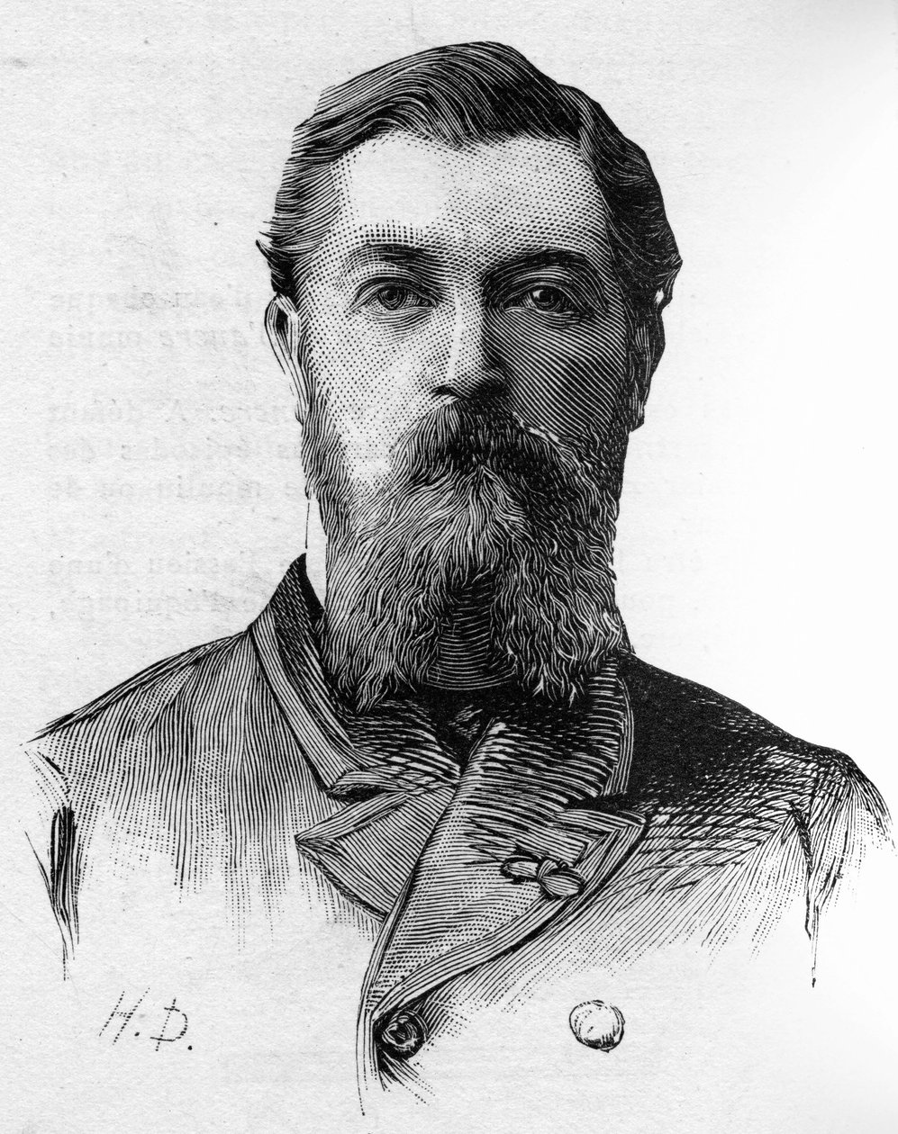 صورة هنري رولو دوجيج (1849-1887) نُقلت بين عامي 1885 و 1887. بواسطة فنان غير معروف