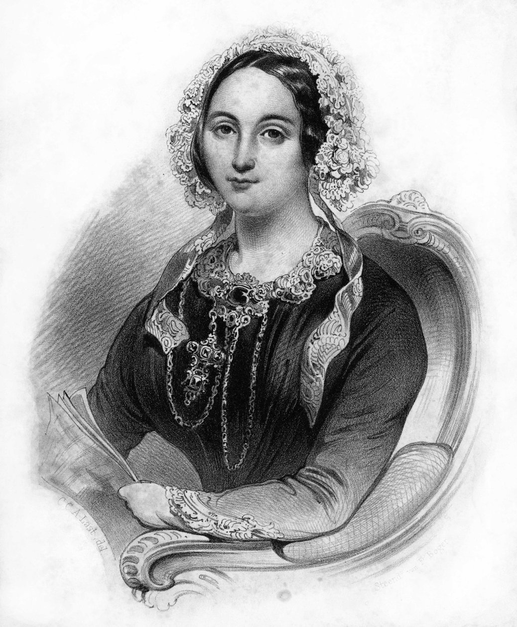 صورة هنرييت سونتاج (1806-1854) ، مغنية ألمانية. بواسطة فنان غير معروف