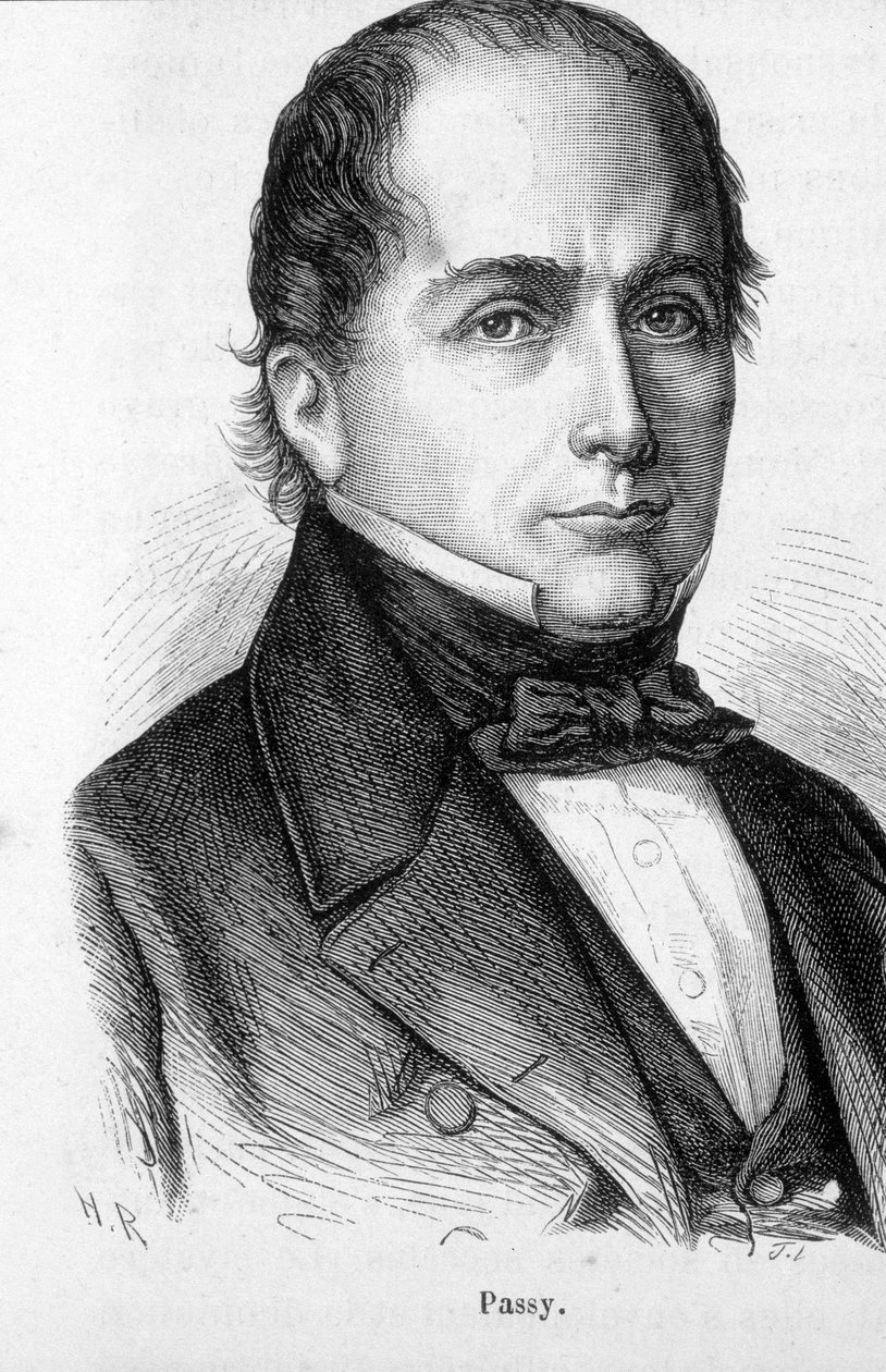صورة هيبوليت باسي (1793-1880) ، سياسي واقتصادي فرنسي بواسطة فنان غير معروف
