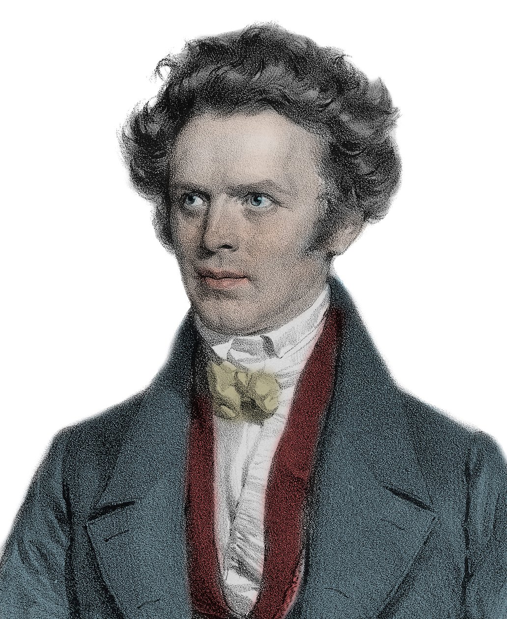صورة لإيجناز أسماير (1790-1862) ، الملحن النمساوي. بواسطة فنان غير معروف