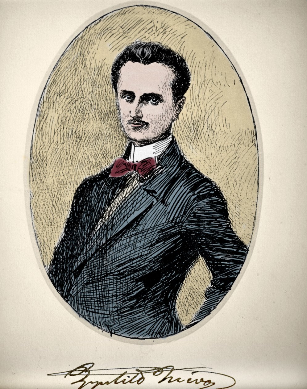 صورة للكاتب والوطني الإيطالي إيبوليتو نييفو (1831-1861). بواسطة فنان غير معروف