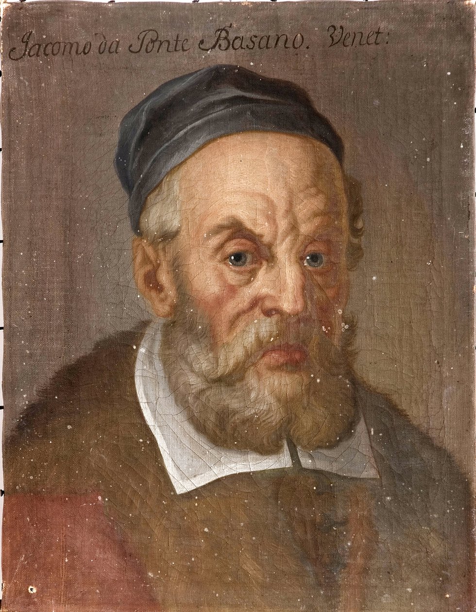 صورة جاكوبو باسانو (جاكوبو دال بونتي) (1510-1592) ، مجهول. زيت على قماش ، حوالي 1590. الأبعاد: 39x31 سم. المتحف الوطني ستوكهولم بواسطة فنان غير معروف