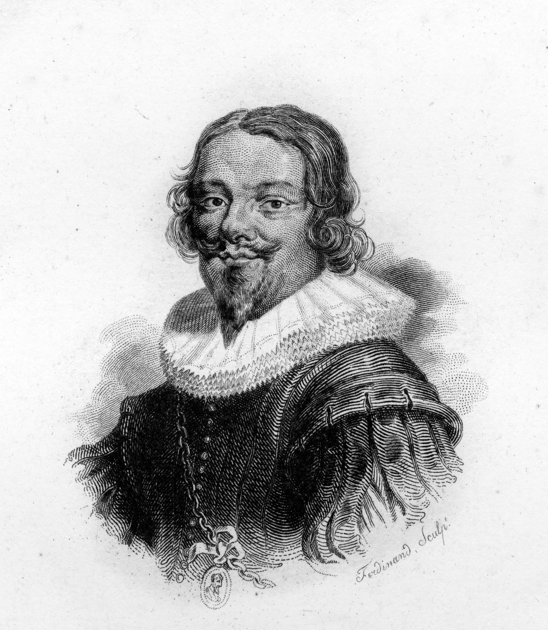 صورة جاك كالوت (1592-1635) ، نقاش ورسام كاريكاتير فرنسي ، نقش من القرن التاسع عشر بواسطة فنان غير معروف